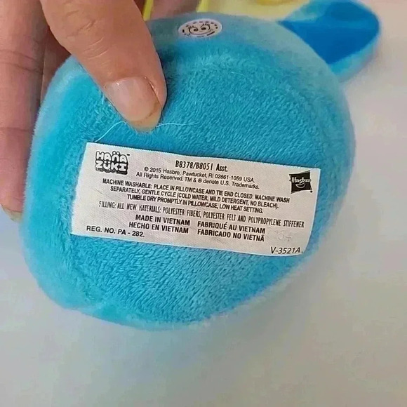 Hana Zuki LOT OF 4 Full Of Treasures Blue Lime Green Yellow Red BUNNY PLUSH - Picture 4 of 10